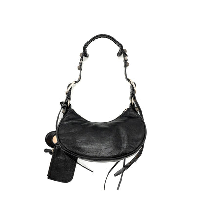 Balenciaga Le Carbo XS shoulder bag lambskin black SHW