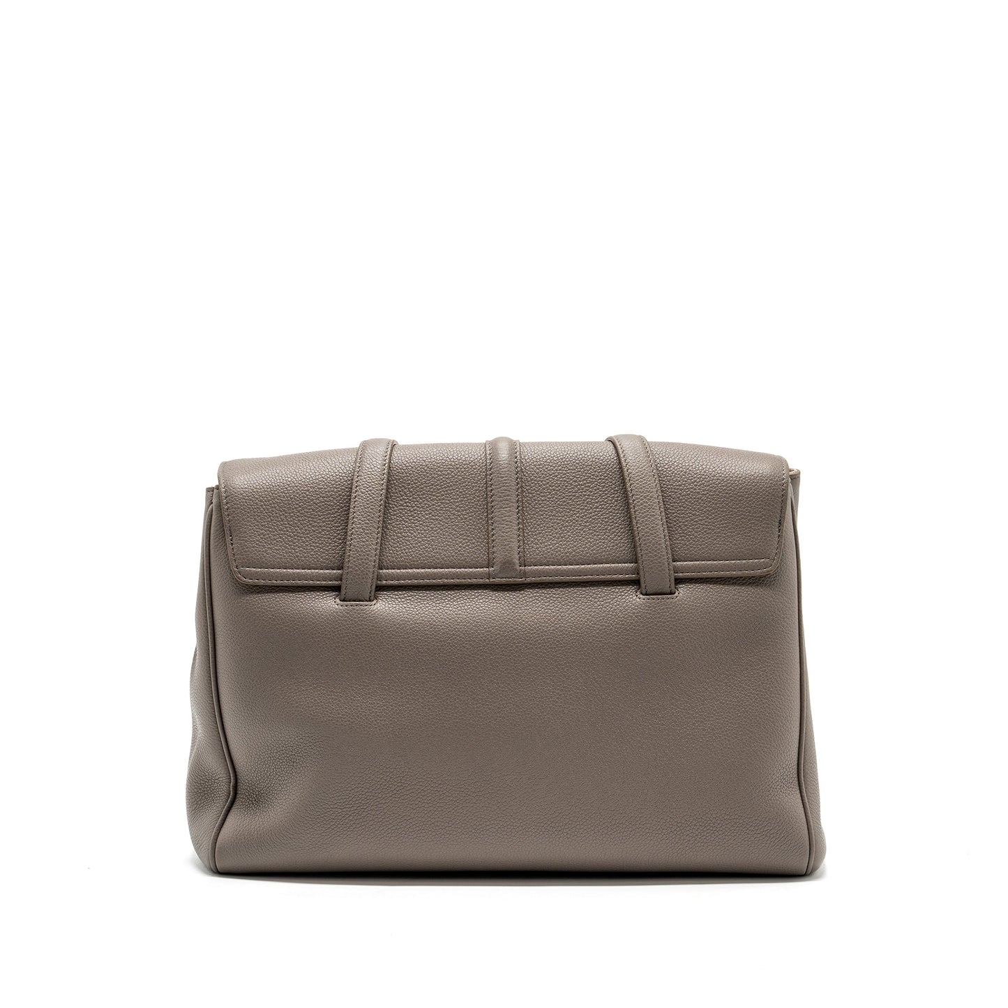 Celine Medium Soft 16 Bag Grained Calfskin Grey GHW