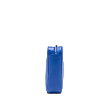 Balenciaga Triangle Duffle Bag Calfskin Blue SHW
