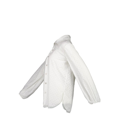 Chanel size 34 23S blouse shirt cotton white