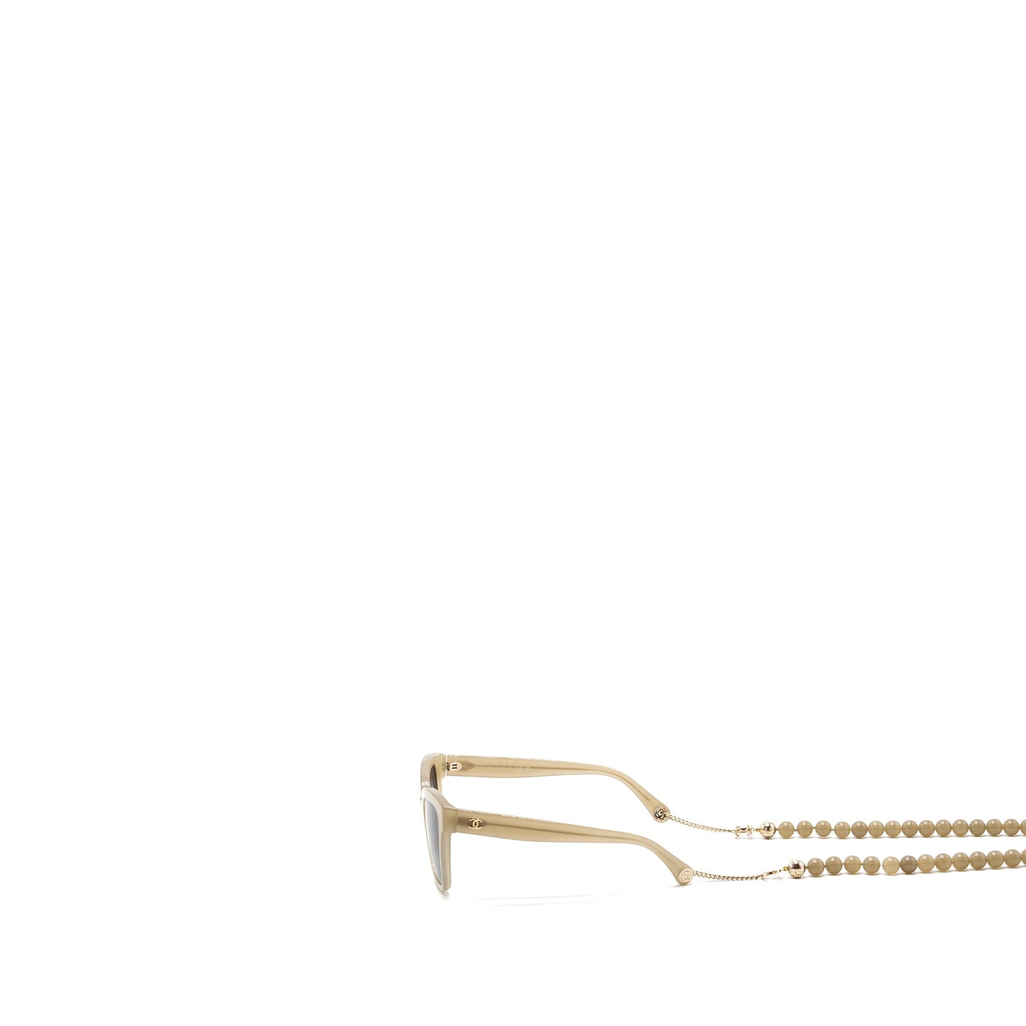 Chanel Sunglasses With Pearl Chain Multicolour