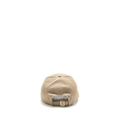 Celine Size M Baseball Cap Dark Champagne