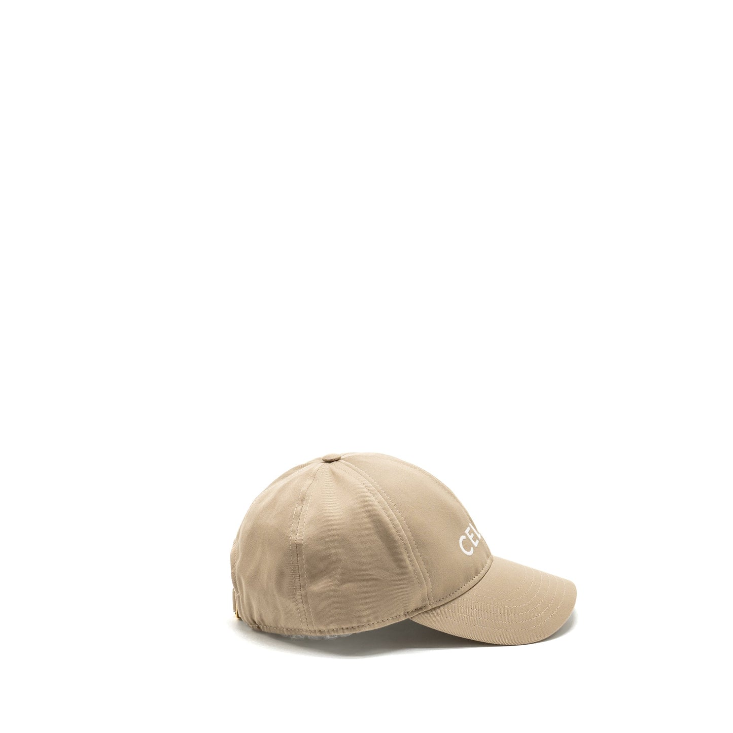 Celine Size M Baseball Cap Dark Champagne