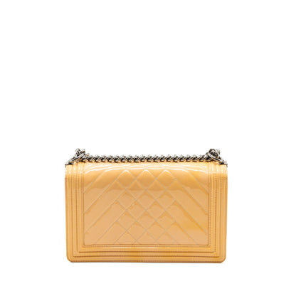Chanel New Medium Boy Bag Patent Pink SHW