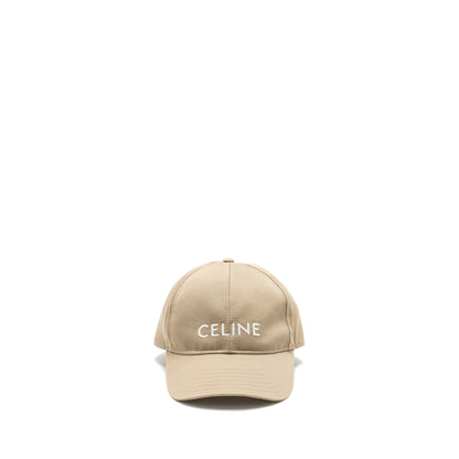 Celine Size M Baseball Cap Dark Champagne