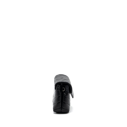 Saint laurent Loulou toy strap bag calfskin black SHW