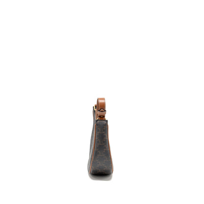 Celine Ava Bag Triomphe canvas / Calfskin tan GHW