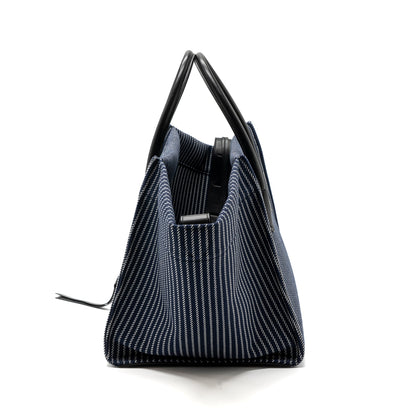 Celine phantom luggage bag canvas /  leather dark blue / black GHW