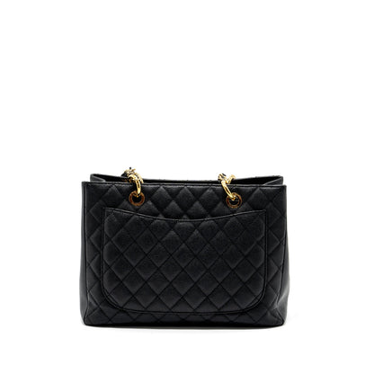 Chanel grand shopping tote bag caviar Black GHW