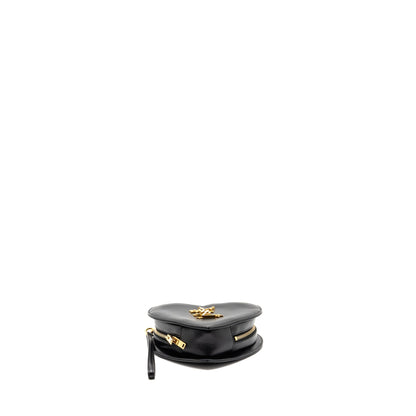 Saint Laurent/YSL Love Heart Clutch Lambskin Black GHW