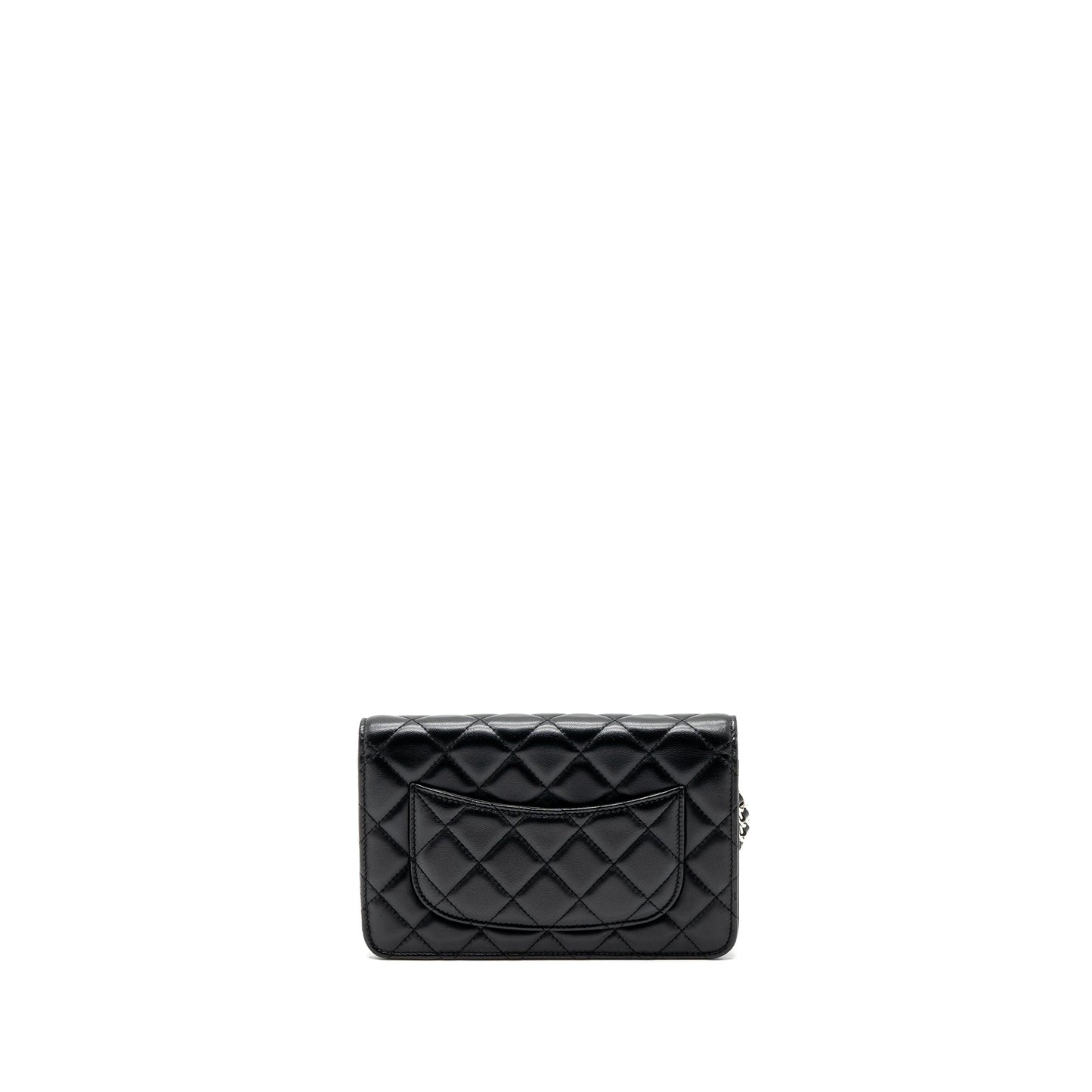 Chanel Classic Wallet on Chain Lambskin Black SHW