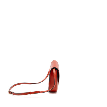 Celine Troutteur bag leather red GHW