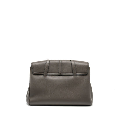 Celine Medium Soft 16 Bag Grained Calfskin grey GHW