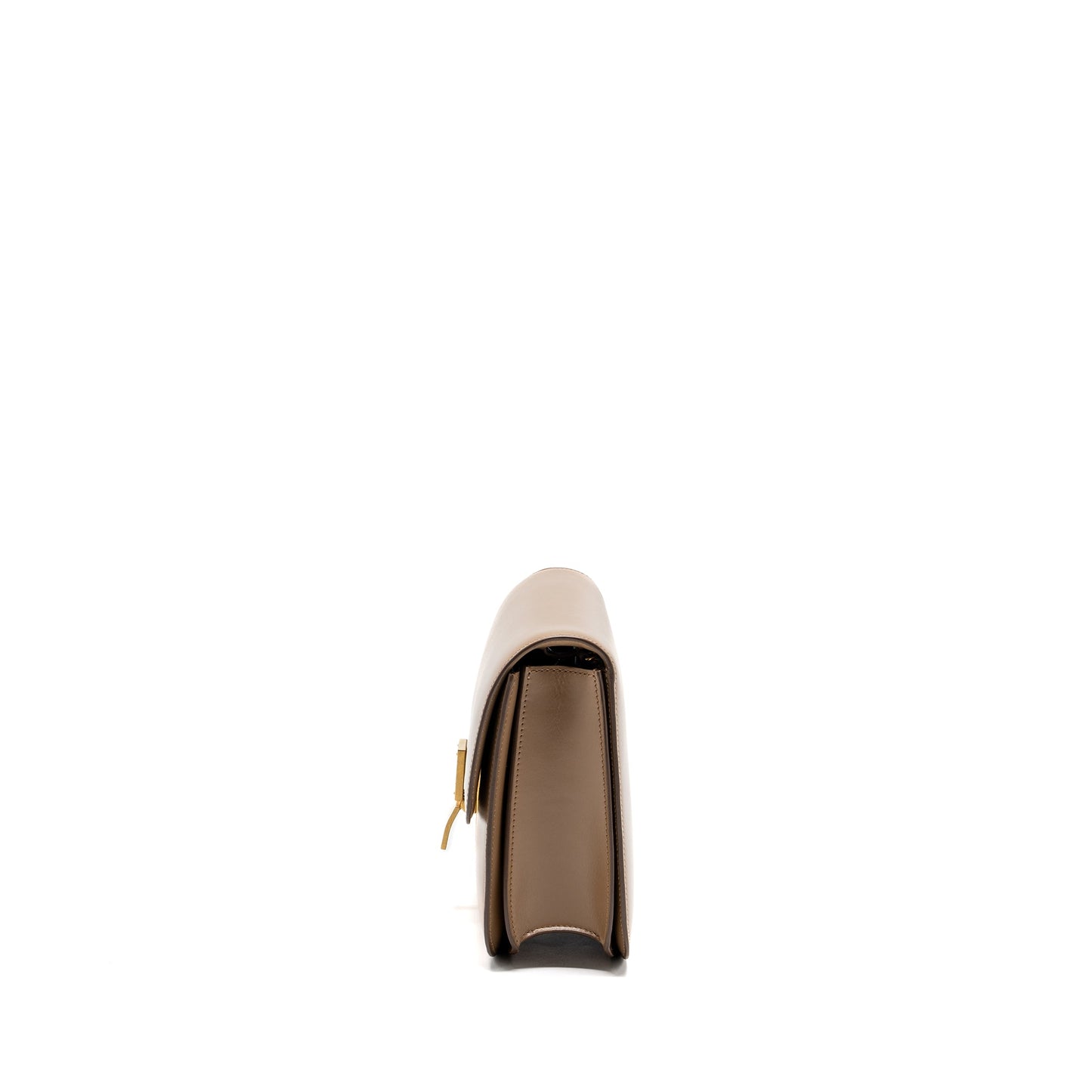 Celine medium classic box bag Calfskin Beige GHW