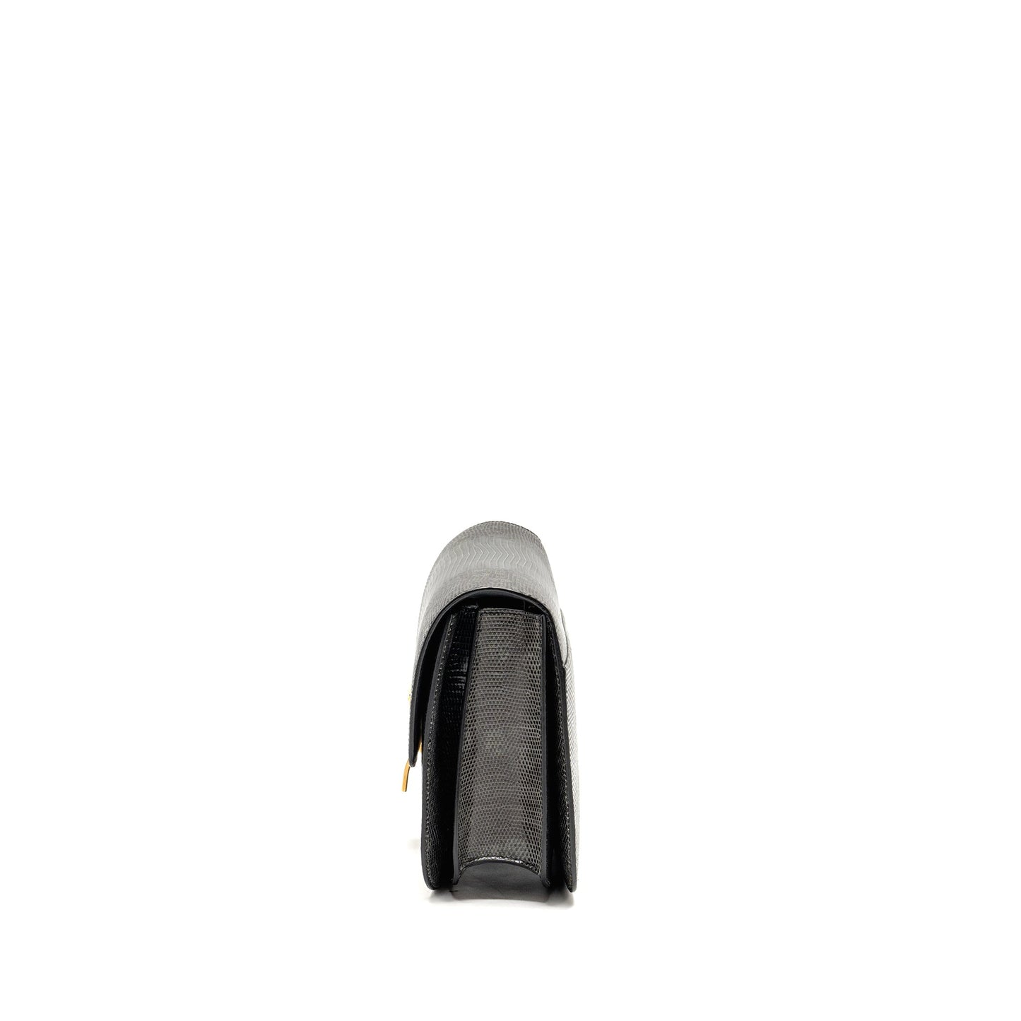 Celine Medium Classic Box Bag Lizard Grey GHW