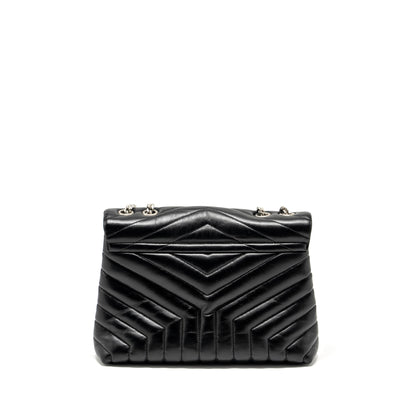 Saint Laurent /YSL Medium Lou Lou Bag Calfskin Black Ruthenium Hardware