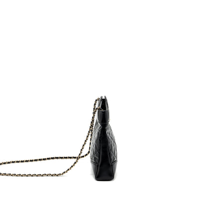 Chanel 24C mini 31 bag shiny calfskin black LGHW (microchip)