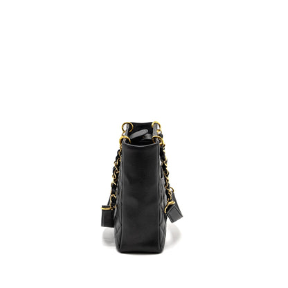 Chanel Petit Shopping Tote Bag Caviar BLACK GHW