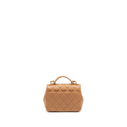 Chanel Small Business Affinity Caviar Dark Beige LGHW