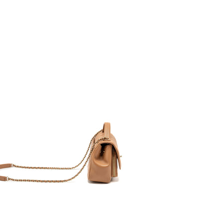 Chanel Small Business Affinity Caviar Dark Beige LGHW