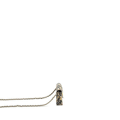 Chanel Mini Clutch With Chain Fabric Multicolour LGHW (Microchip)