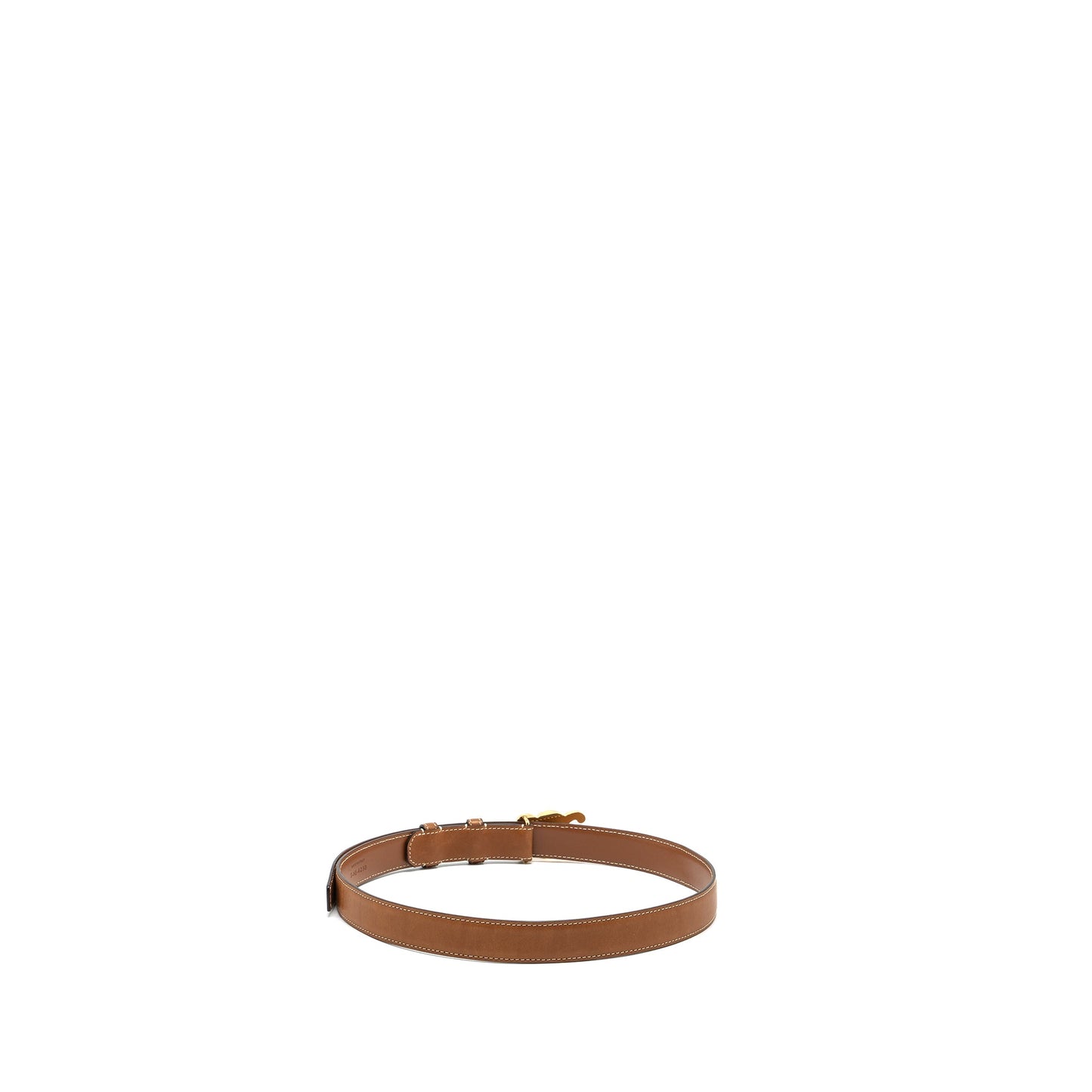 Celine size 80 SMALL TRIOMPHE BELT IN NATURAL CALFSKIN TAN GHW