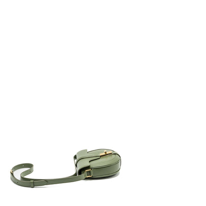 Celine Small Besace Bag Calfskin Light Khaki GHW