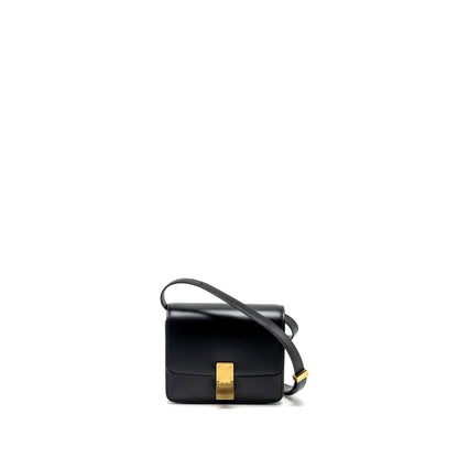 Celine Mini Classic Box Bag Calfskin Black GHW