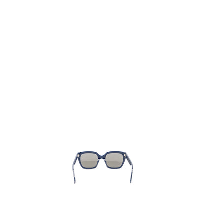 Celine Letter Logo Sunglasses Blue SHW