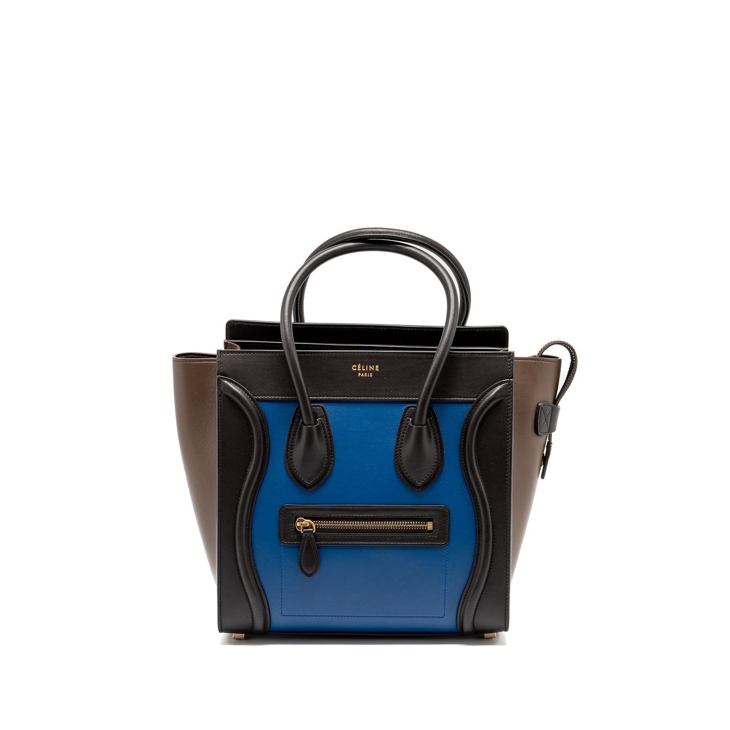 Celine Micro Luggage Bag Calfskin Multicolour GHW