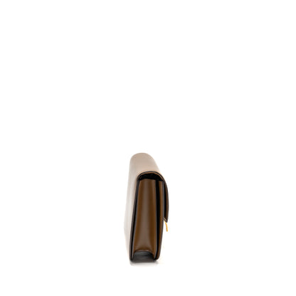 CELINE Medium Classic Box Bag Calfskin Caramel GHW