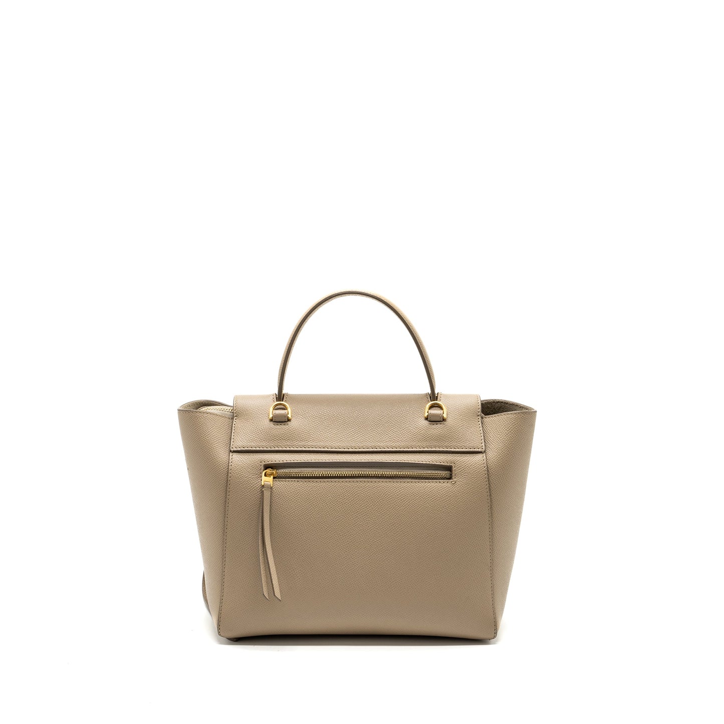 Celine Micro Belt Bag Grained Calfskin Beige GHW