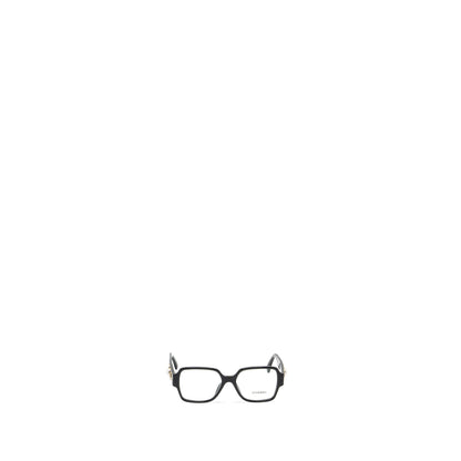 Chanel heart / pearl / camellia square glasses frame black