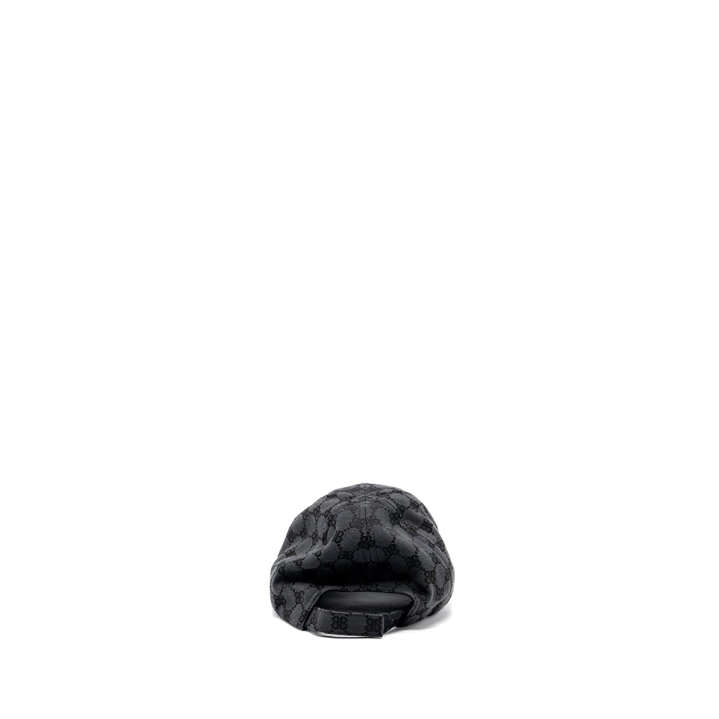 Balenciaga Size S BB MONOGRAM CAP BLACK