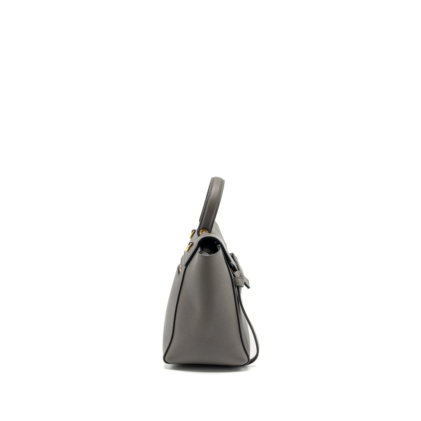 Celine Micro Belt Bag Grained Calfskin Grey GHW