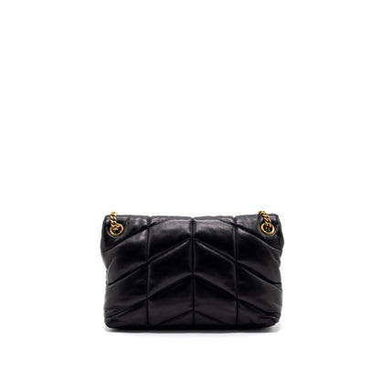 Saint Laurent Small Puffer Quilted Nappa Leather Black GHW