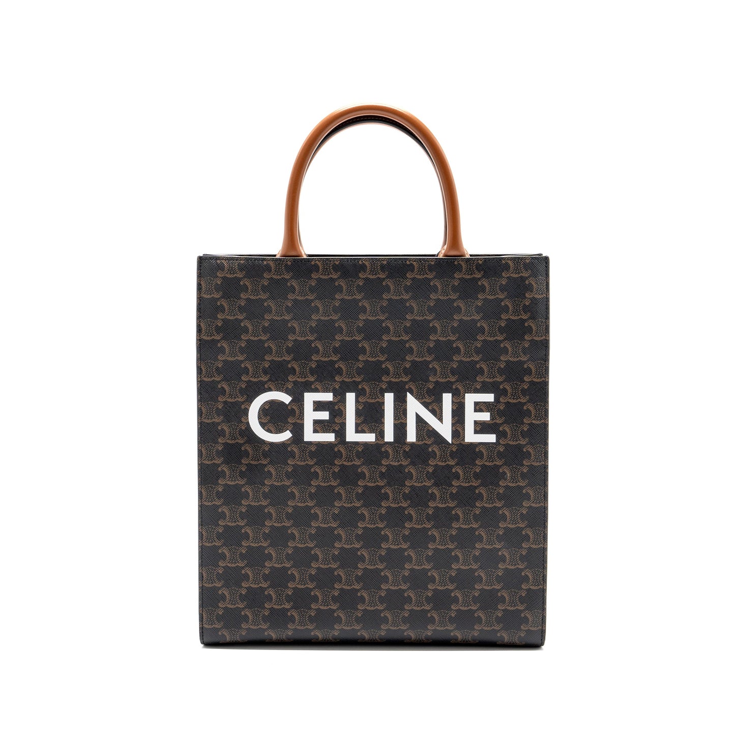 Celine Vertical Cabas Triomphe Canvas GHW