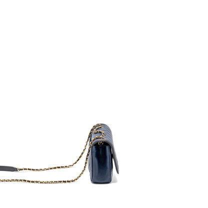 Chanel Filigree flap bag Caviar Navy/black GHW