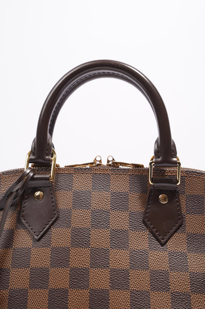 Louis Vuitton Womens Alma Bag Damier Ebene Canvas PM