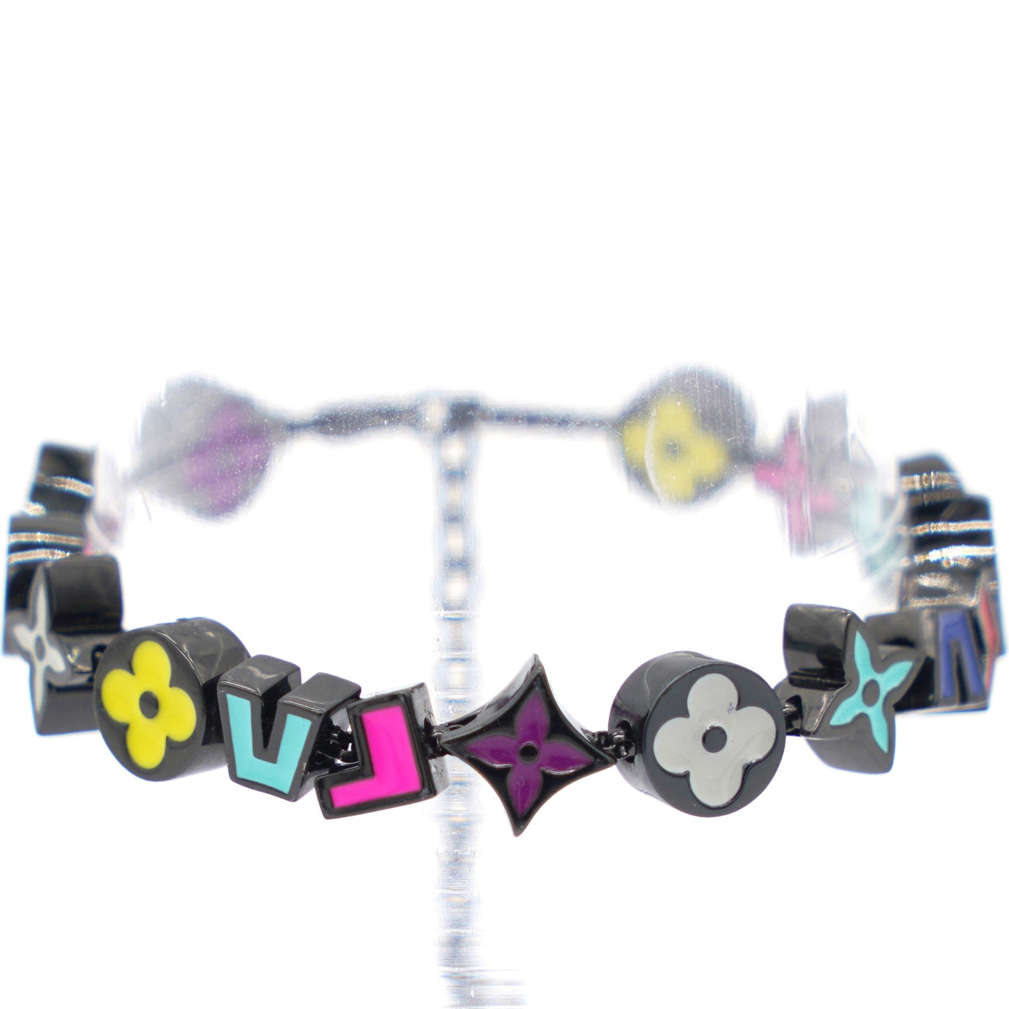 Louis-vuitton Louis Vuitton x Fragment Multicolor Metal Bracelet