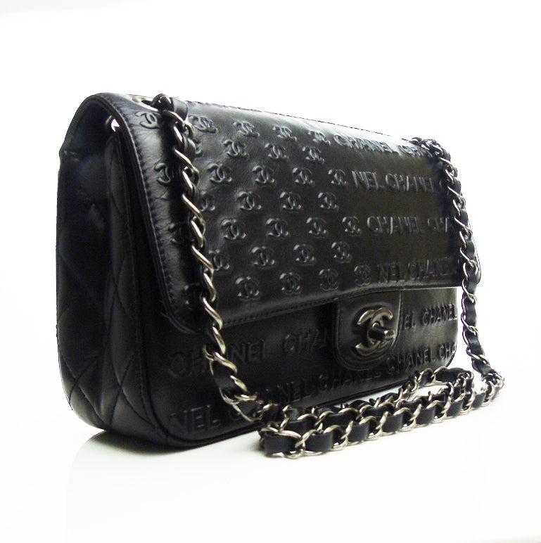 CHANEL 'Paris Dallas' black flap bag Limited Edition