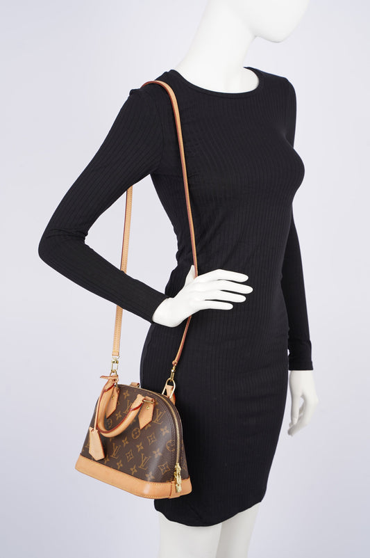 Louis Vuitton Womens Alma BB Monogram