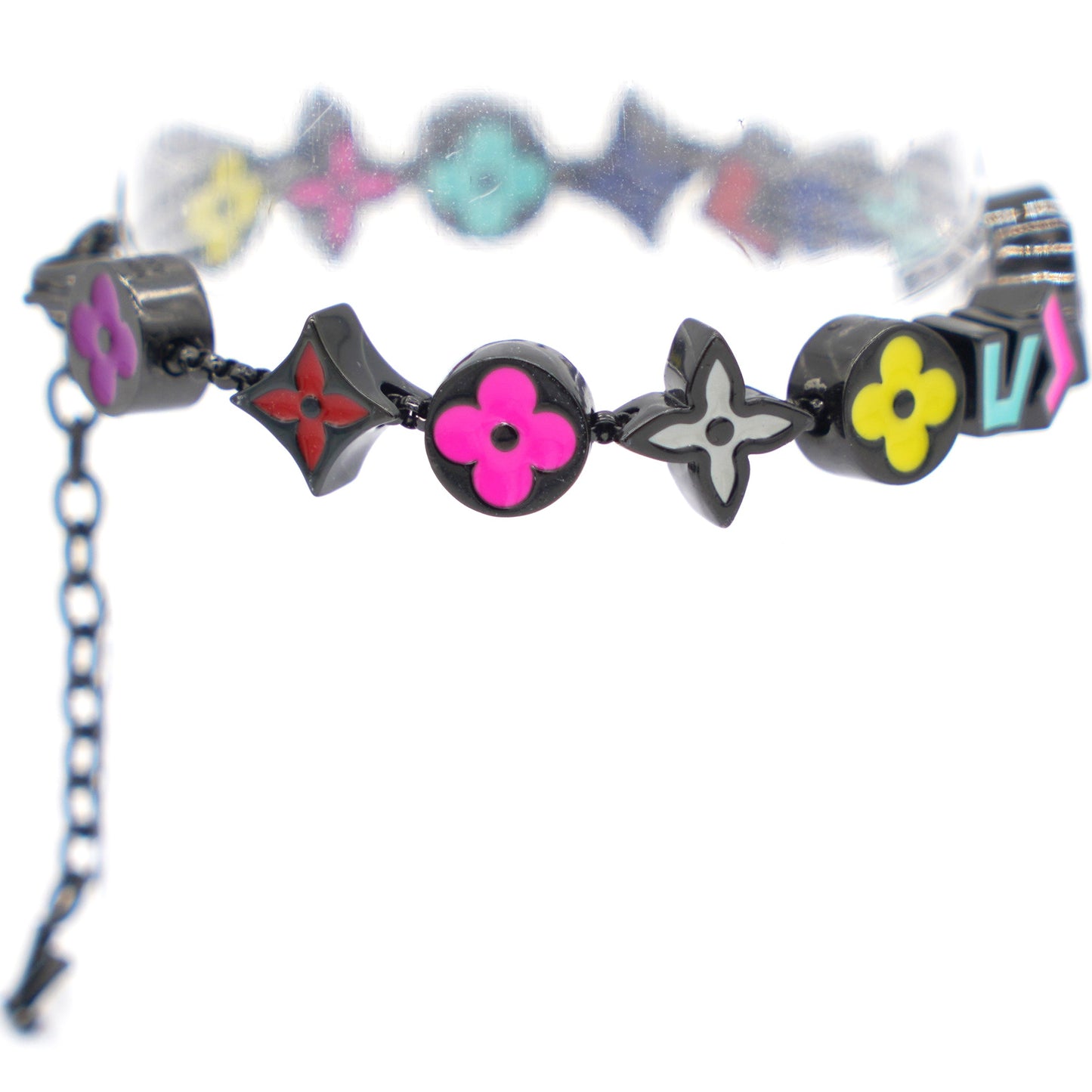 Louis-vuitton Louis Vuitton x Fragment Multicolor Metal Bracelet