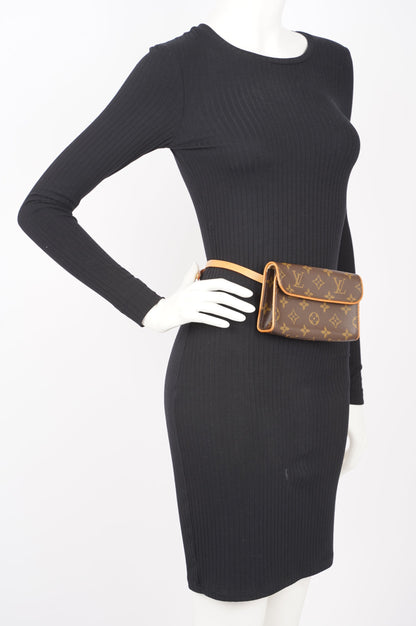 Louis Vuitton Womens Florentine Belt Bag Monogram Canvas