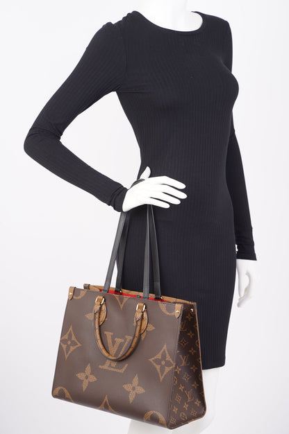 Louis Vuitton OnTheGo Bag Reversed Monogram Canvas MM