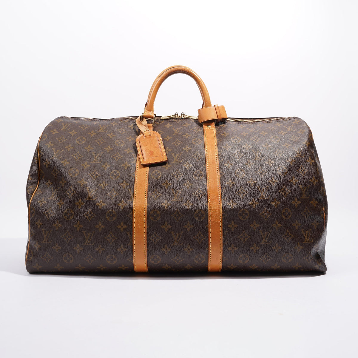 Louis Vuitton Womens Keepall Monogram Canvas 55