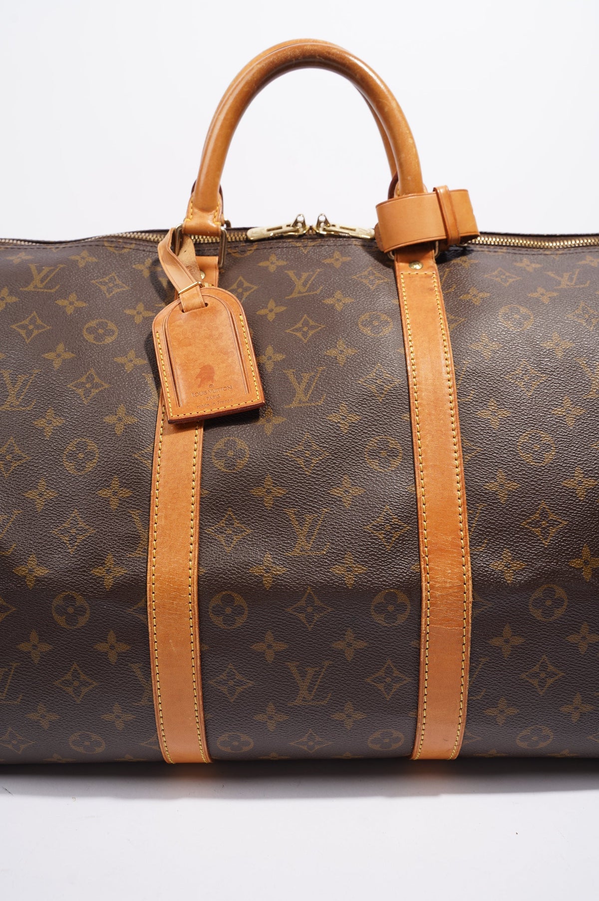 Louis Vuitton Womens Keepall Monogram Canvas 55