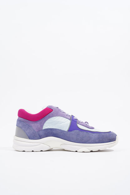 Chanel CC Logo Blue   Lilac EU 41   UK 8