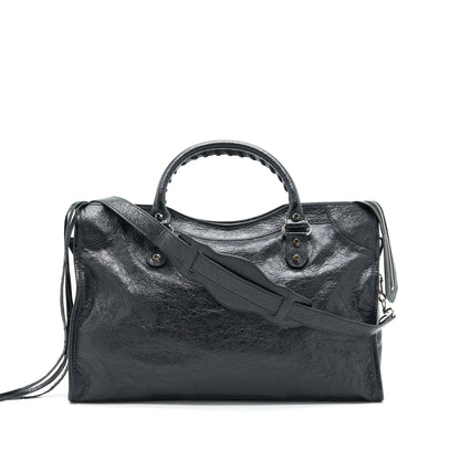 Balenciaga Giant City Bag Black SHW