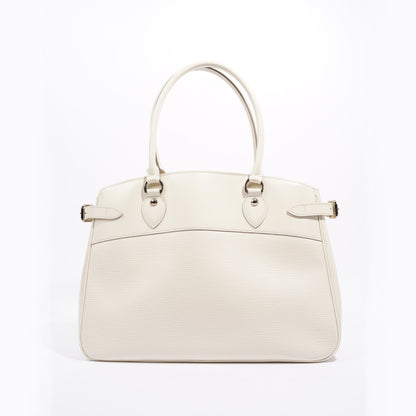Louis Vuitton Womens Vintage Passy White Epi Leather GM